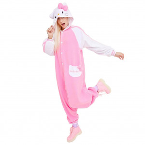 Кигуруми Hello Kitty розовый M (155-165 см)